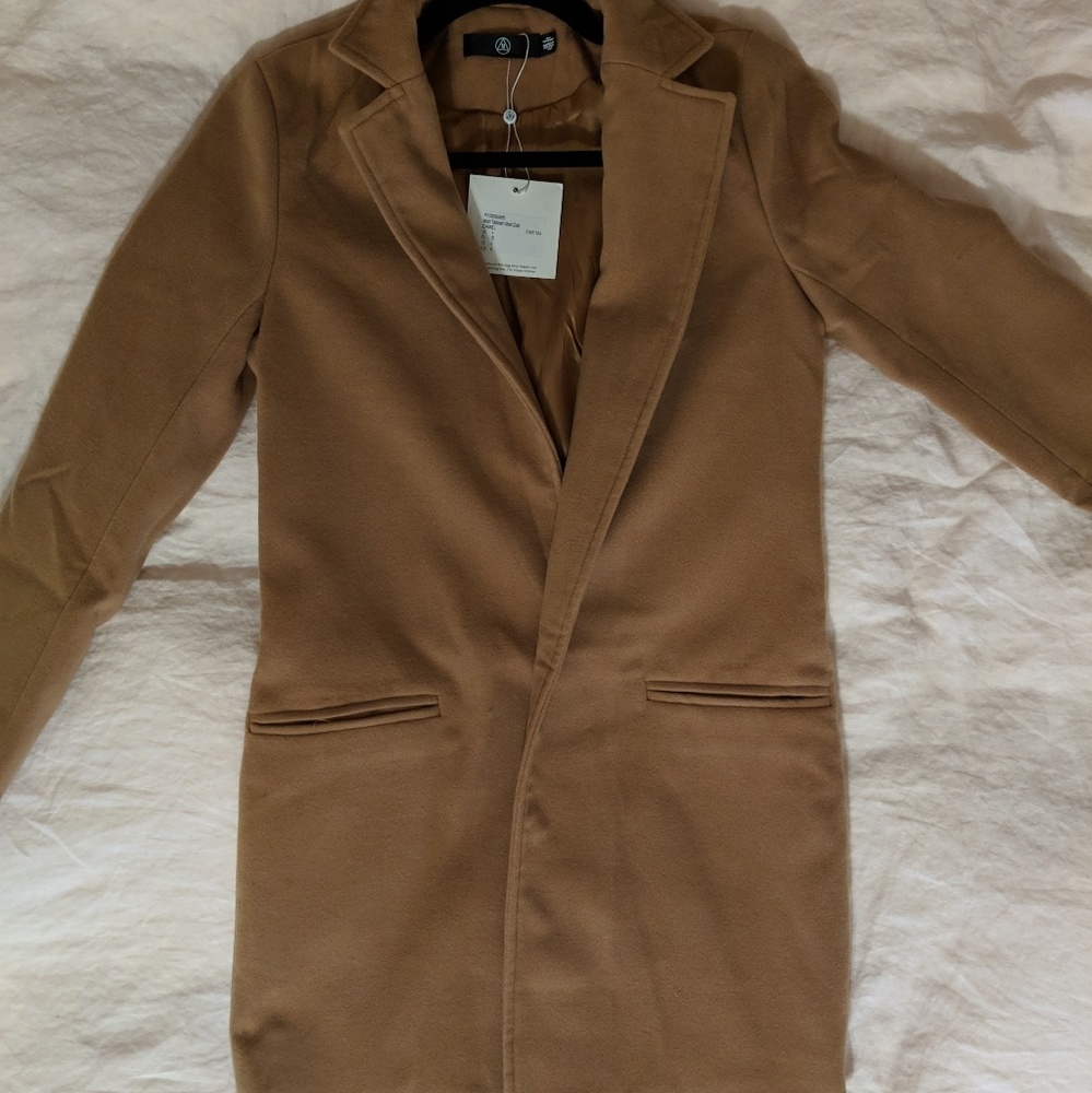 Missguided Short Tailored Wool Coat